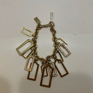 COACH GOLD DANGLE BRACELET!